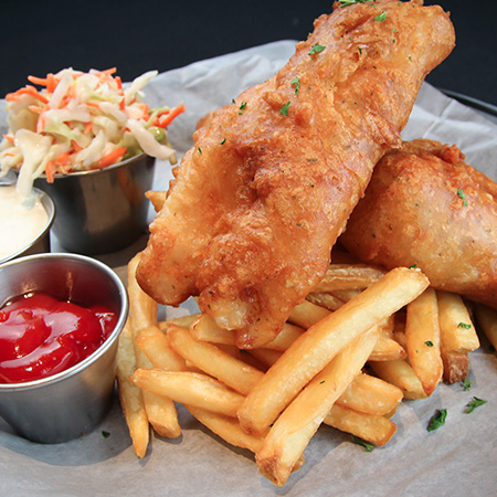 fish and fries meal
